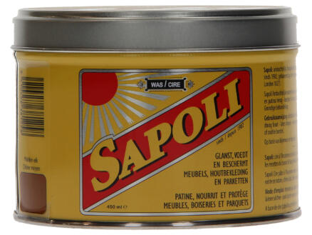 Sapoli cire en pâte 450ml chêne moyen 1