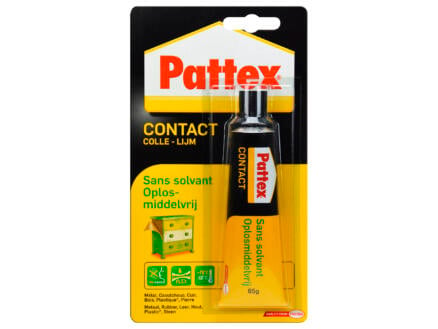 Pattex colle de contact sans solvant 65g transparent 1
