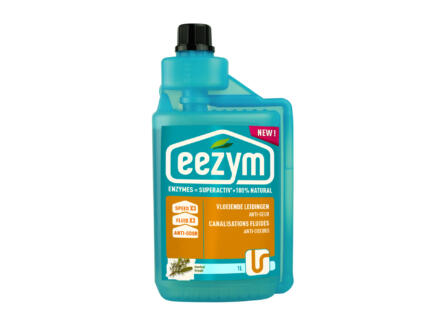 eezym déboucheur canalisations fluides anti-odeurs 1l 1