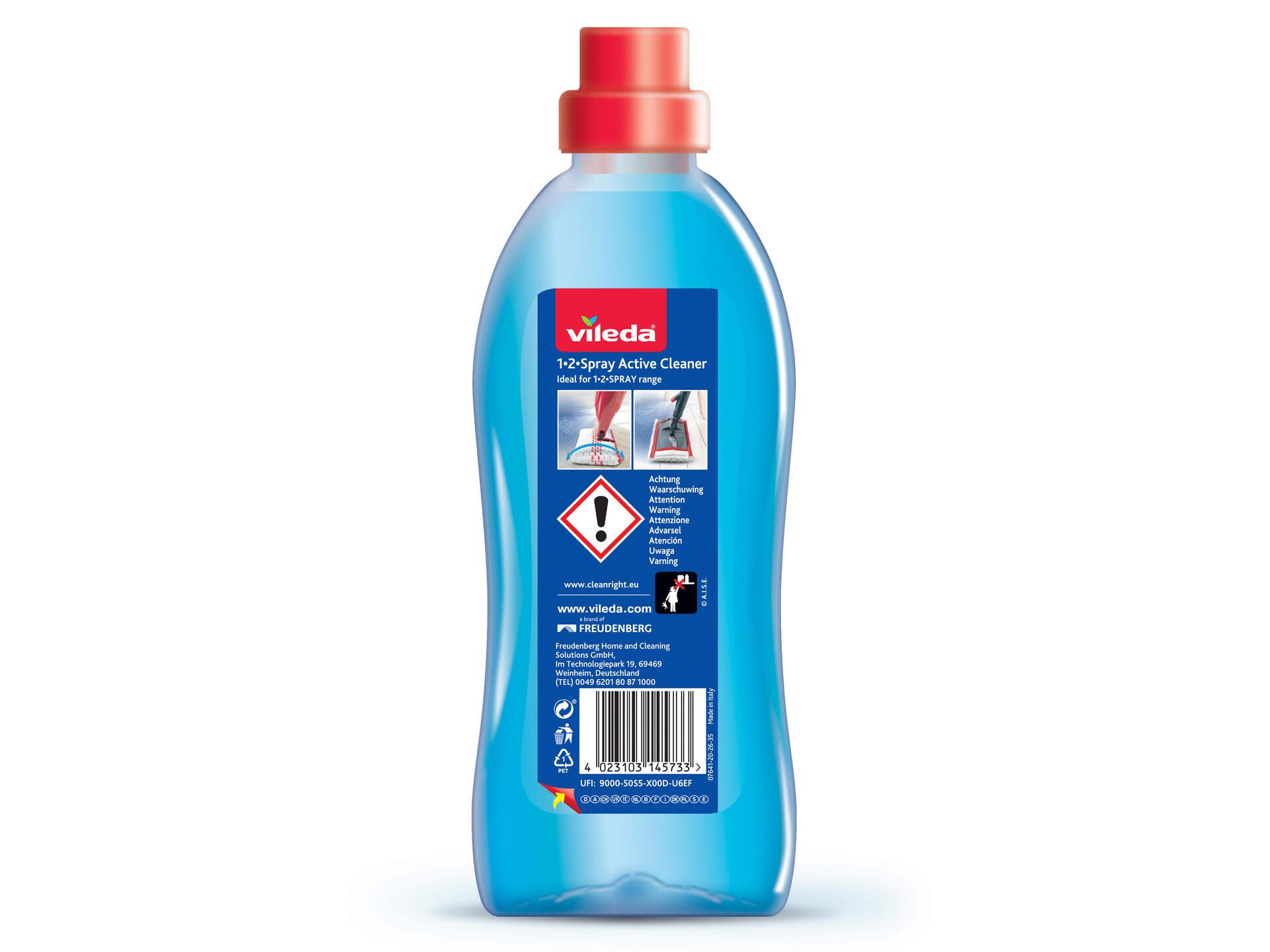 Vileda détergent pour 1-2 spray 750 ml