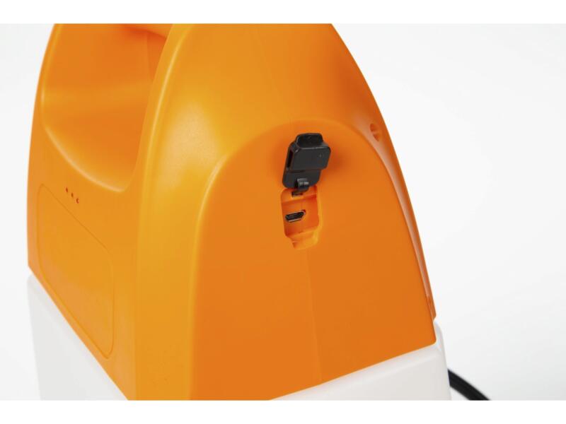 Toolland druksproeier met herlaadbare batterij 6l wit/oranje