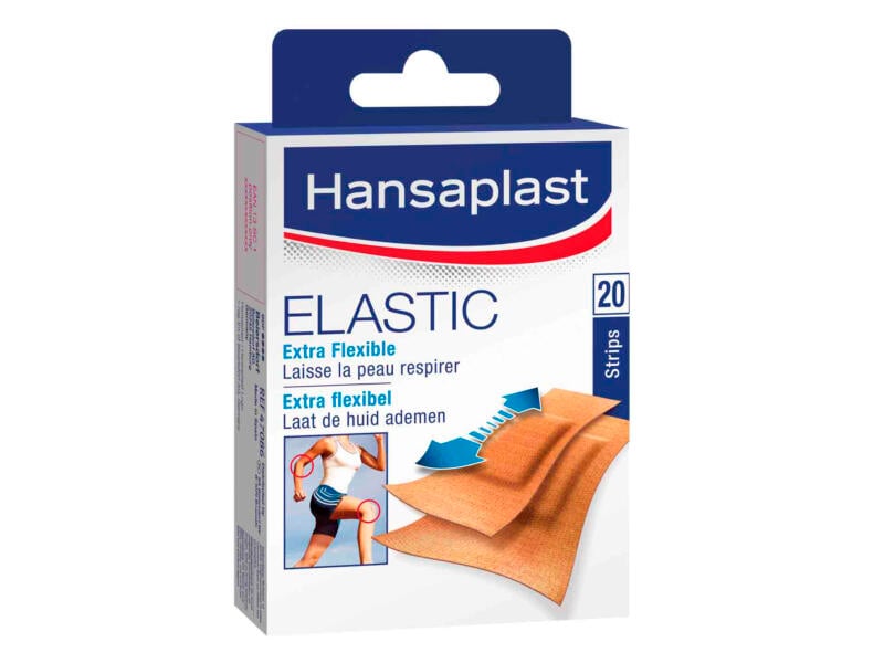 Hansaplast elastische pleister Elastic 20 stuks