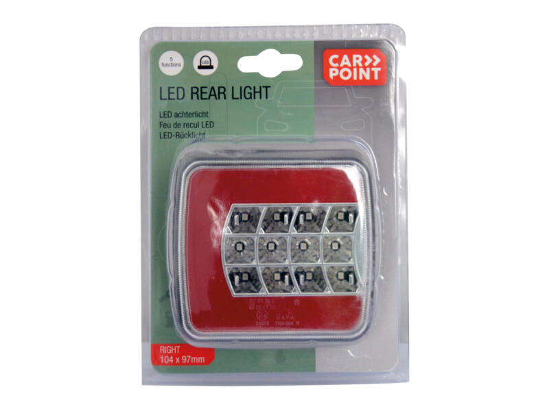 Carpoint feu arrière LED 5 fonctions droite