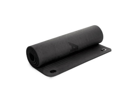 Allons-Y fitnessmat met ophangoog 180x62 cm 10mm zwart 1