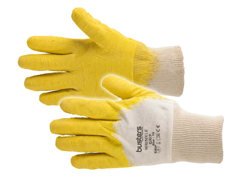 Busters gants de travail XL latex jaune