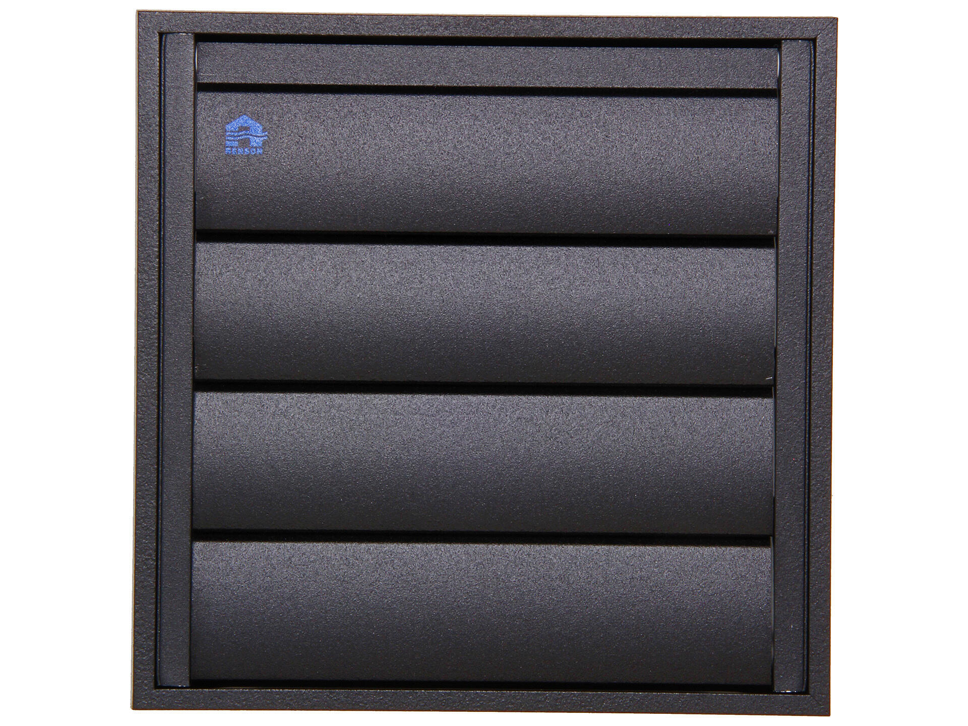 Renson grille de hotte 173x173 mm aluminium noir