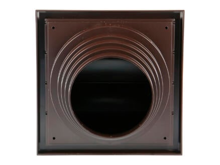 Renson grille de hotte avec réduction 100mm PVC brun