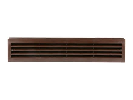 Renson grille de porte 450x90 mm PVC brun