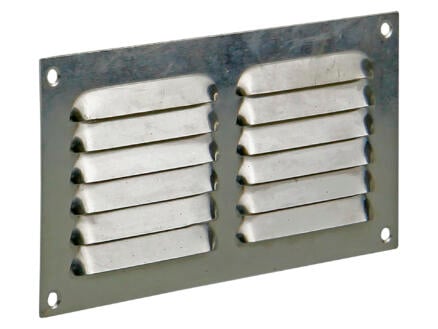 Renson grille estampée plate 100x200 mm aluminium 1