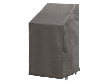 Perel housse pour chaises empilables 133x95x66 cm gris 1