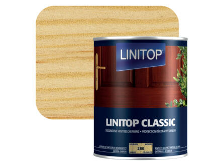 Linitop houtbeits 1l kleurloos #280 1