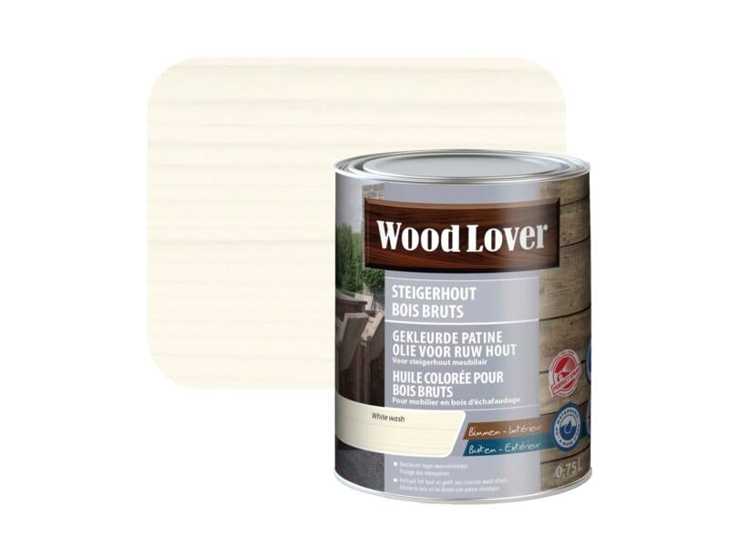 Wood Lover huile bois brut 0,75l white wash