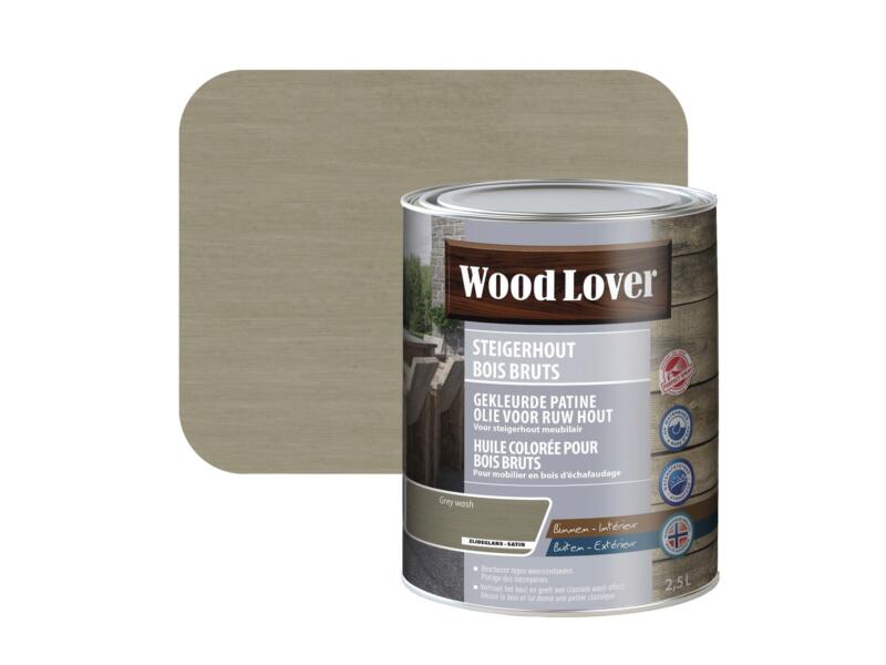 Wood Lover huile bois brut 2,5l grey wash