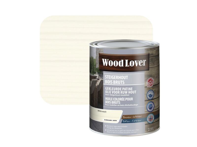 Wood Lover huile bois brut 2,5l white wash