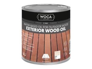 Woca huile bois extérieur 750ml blanc