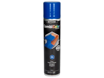Rust-oleum laque en spray peinture métal brillant 0,4l bleu gentiane 1