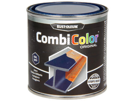 Rust-oleum laque peinture métal brillant 0,25l bleu acier 1