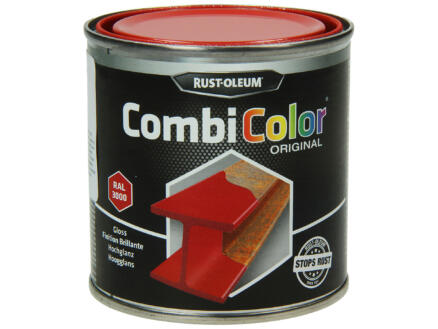 Rust-oleum laque peinture métal brillant 0,25l rouge feu 1