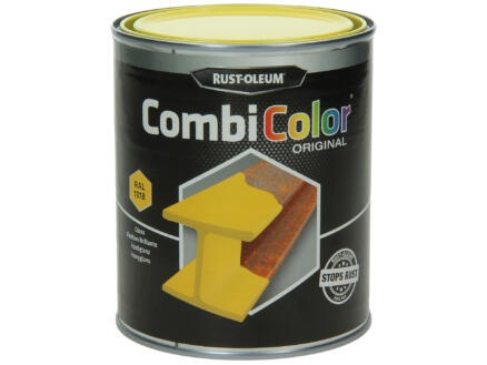 Rust-oleum laque peinture métal brillant 0,75l jaune zinc 1
