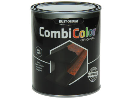 Rust-oleum laque peinture métal brillant 0,75l noir foncé 1