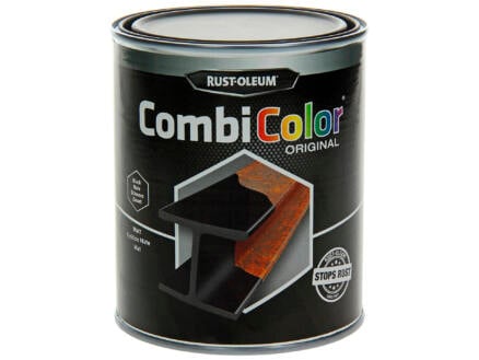 Rust-oleum laque peinture métal mat 0,75l noir 1