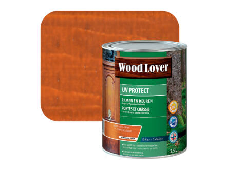 Wood Lover lasure UV portes & châssis 2,5l chêne rustique #688 1