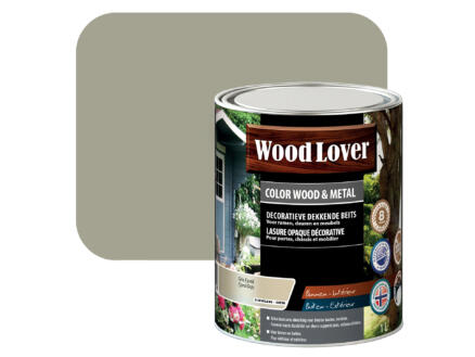Wood Lover lasure bois & métal 1l gris fjord #550 1