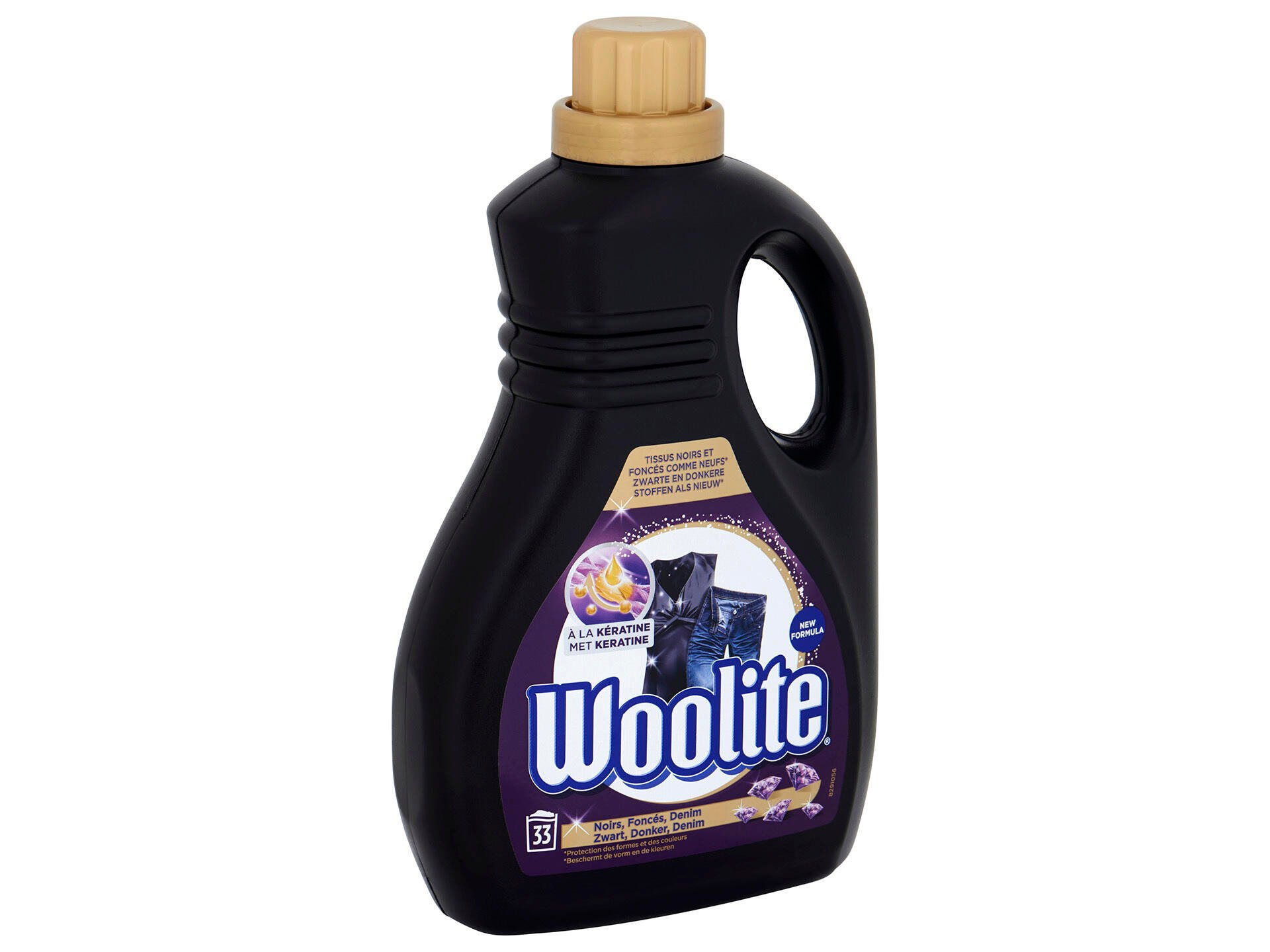 Woolite lessive liquide linge noir & foncé 1,9l