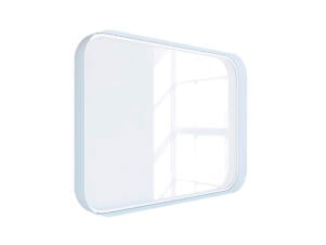 miroir 80x60 cm blanc mat
