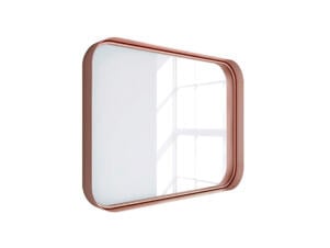 miroir 80x60 cm or rosé