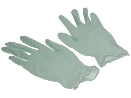 multi-care handschoenen M/L latex wit 10 stuks 1
