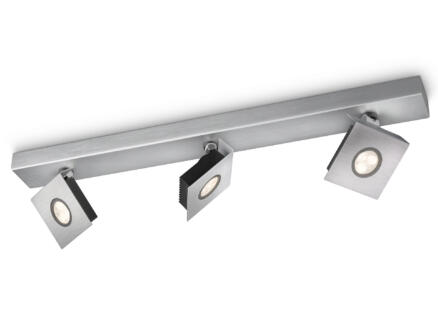 myLiving Metrys barre de spots LED GU10 3x4,5W dimmable aluminium 1
