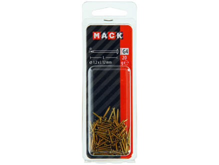 Mack nagels met ronde kop 1,2x12 mm 20g 1