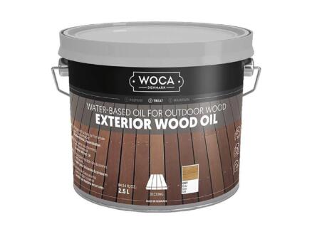 Woca olie buitenhout 2,5l grijs 1
