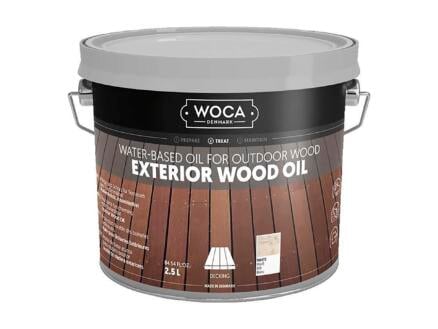 Woca olie buitenhout 2,5l wit 1
