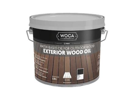 Woca olie buitenhout 2,5l zwart 1