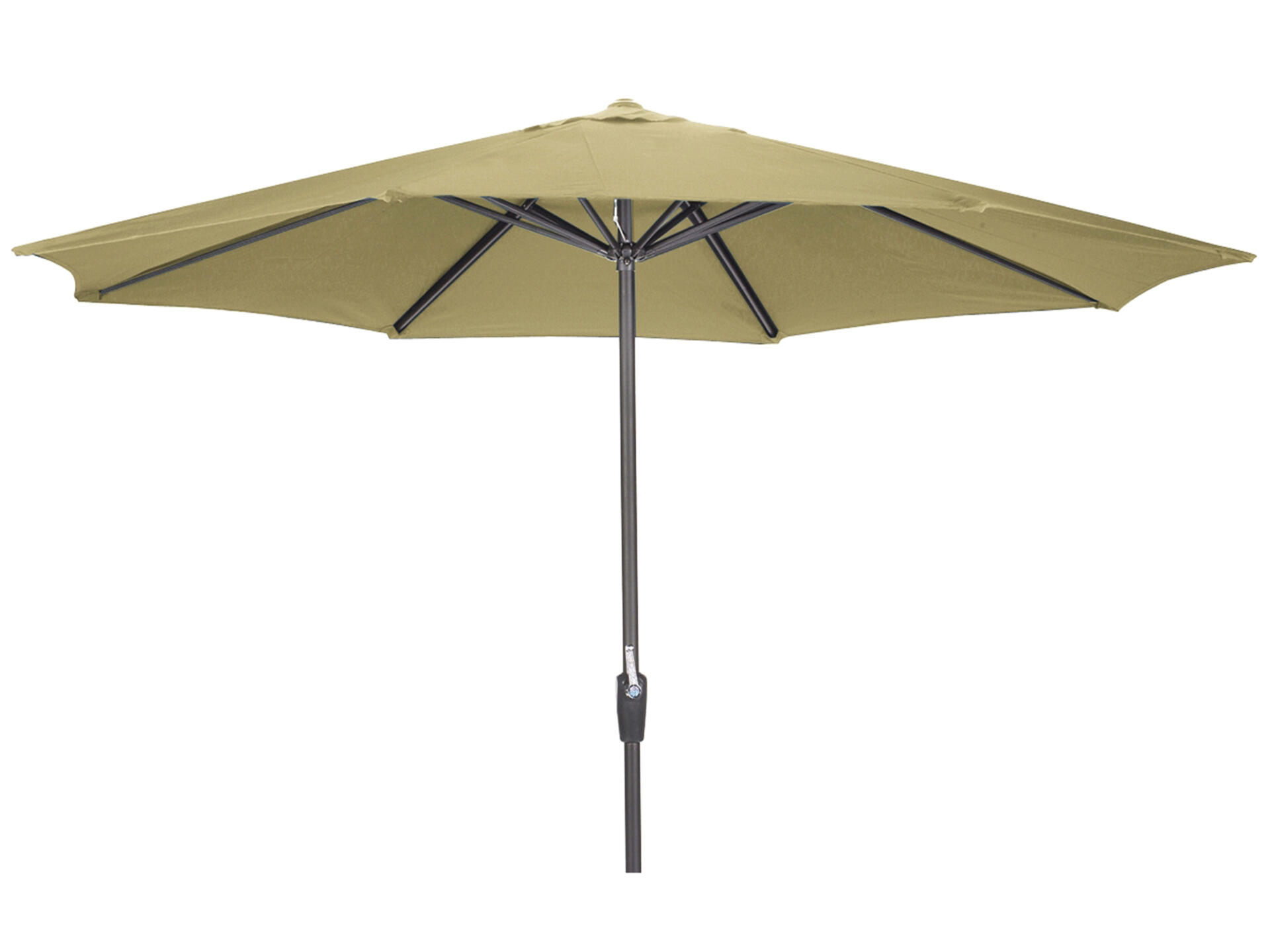 toon nauwkeurig ik heb dorst Garden Plus parasol 3,5m met hendel zand | Hubo