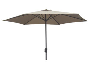 Garden Plus parasol 3m avec manivelle taupe