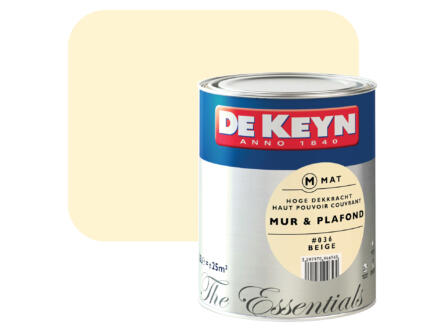 peinture mur & plafond satin 2,5l beige #036 1