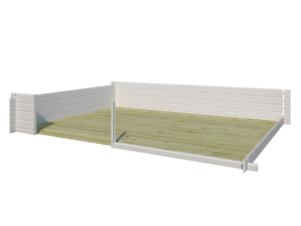 Woodlands plancher pour Birmingham S 295x295x318 cm imprégné