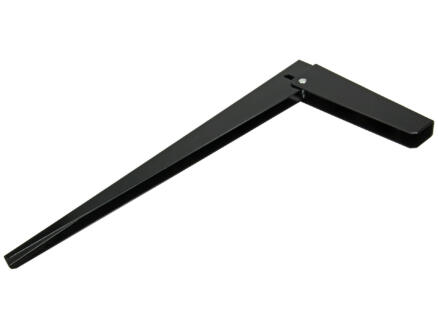 Mack plankdrager plooibaar 400x160 mm zwart