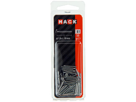 Mack pointes vitrier 1,8x18 mm 50g 1