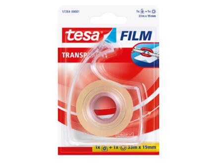 Tesa ruban adhésif avec dérouleur 33m x 19mm transparent 1