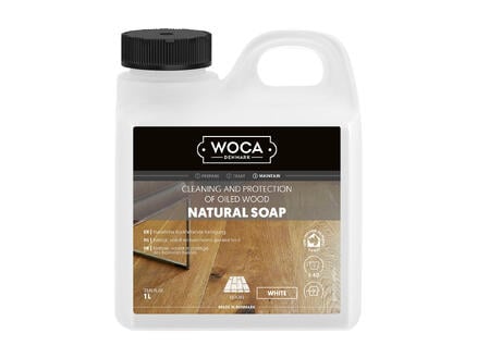 Woca savon naturel entretien parquet 1l blanc 1