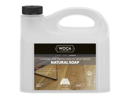 Woca savon naturel entretien parquet 2,5l blanc 1