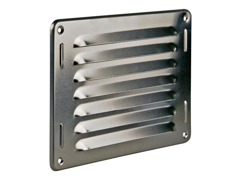 Schoonlooprooster schoepenrooster met boord 150x215 mm aluminium | Hubo