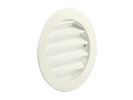 Renson schoepenrooster rond 100mm aluminium wit
