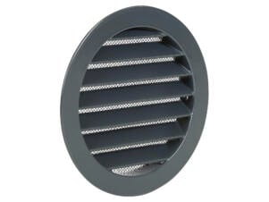 Renson schoepenrooster rond 125mm aluminium antraciet