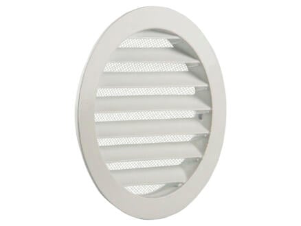 Renson schoepenrooster rond 125mm aluminium wit 1