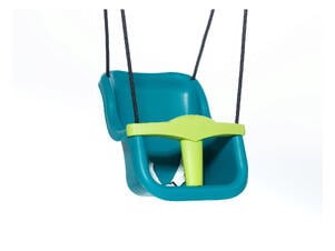 Dice siège de balançoire bébé turquoise/citron vert